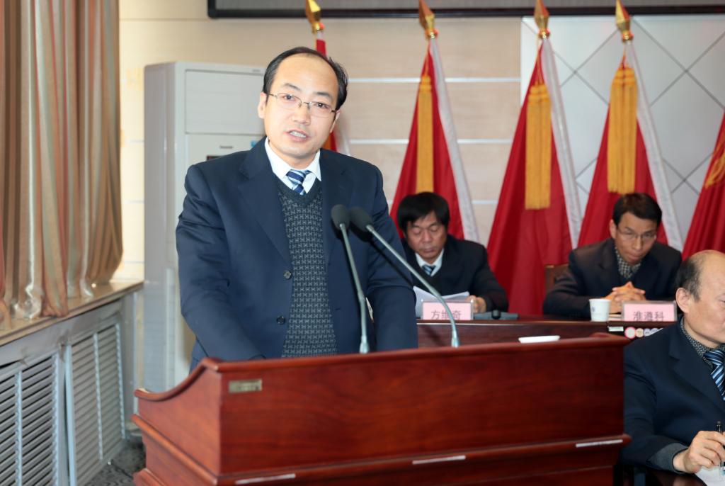 党政办主任黎炜作《提案工作报告》